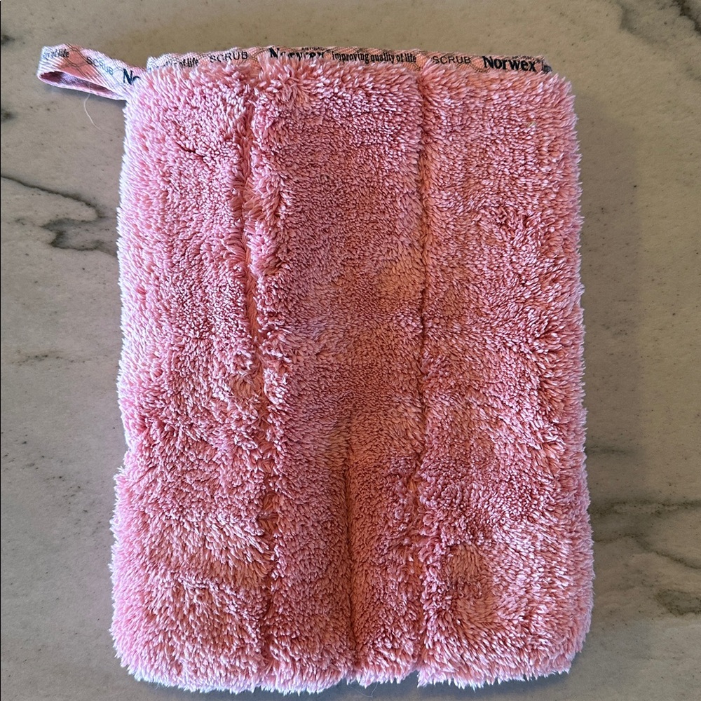 Norwex Pink Bathroom Scrub Mitt